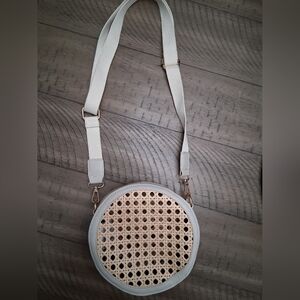 Circle Rattan Small Bag | Cream & Neutral Woven